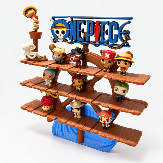 Espositore One Piece – Timone a 3 ripiani