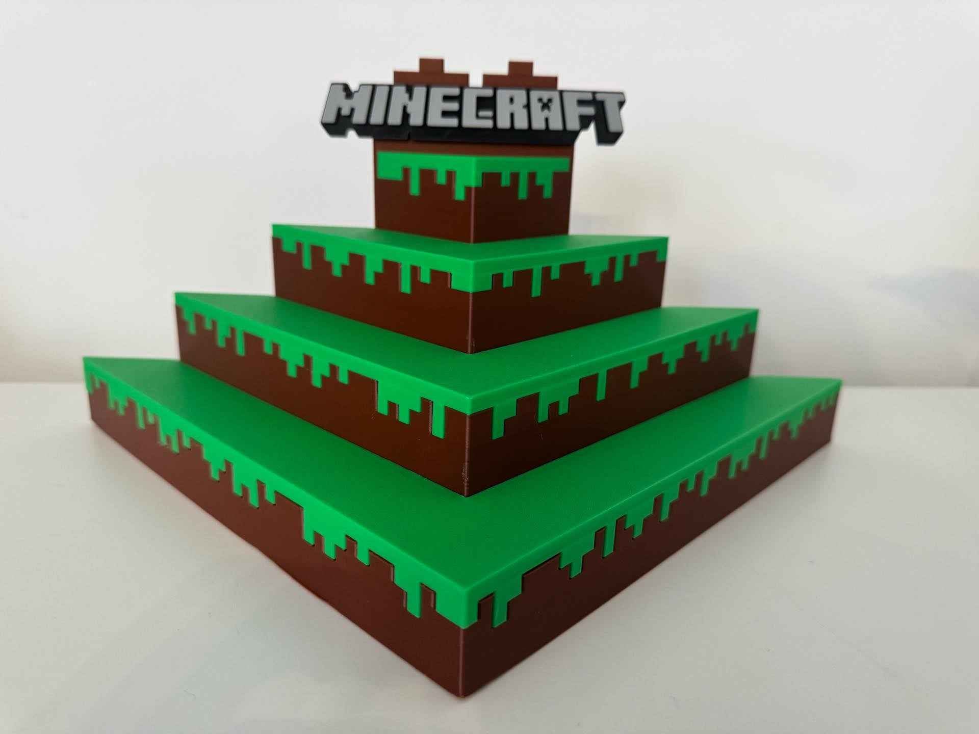 Espositore Minecraft Piramide Terra