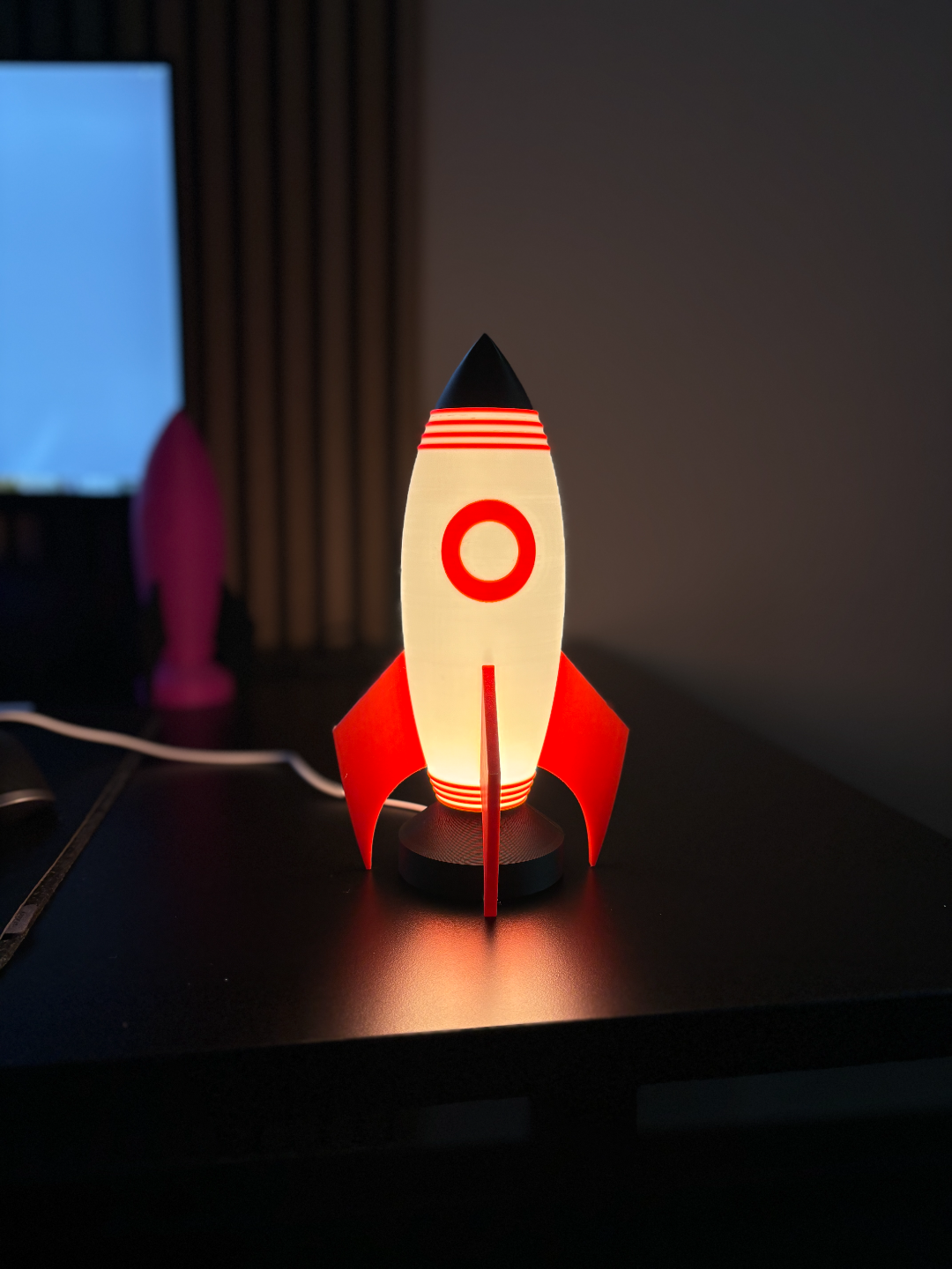 Lampada Razzo Spaziale