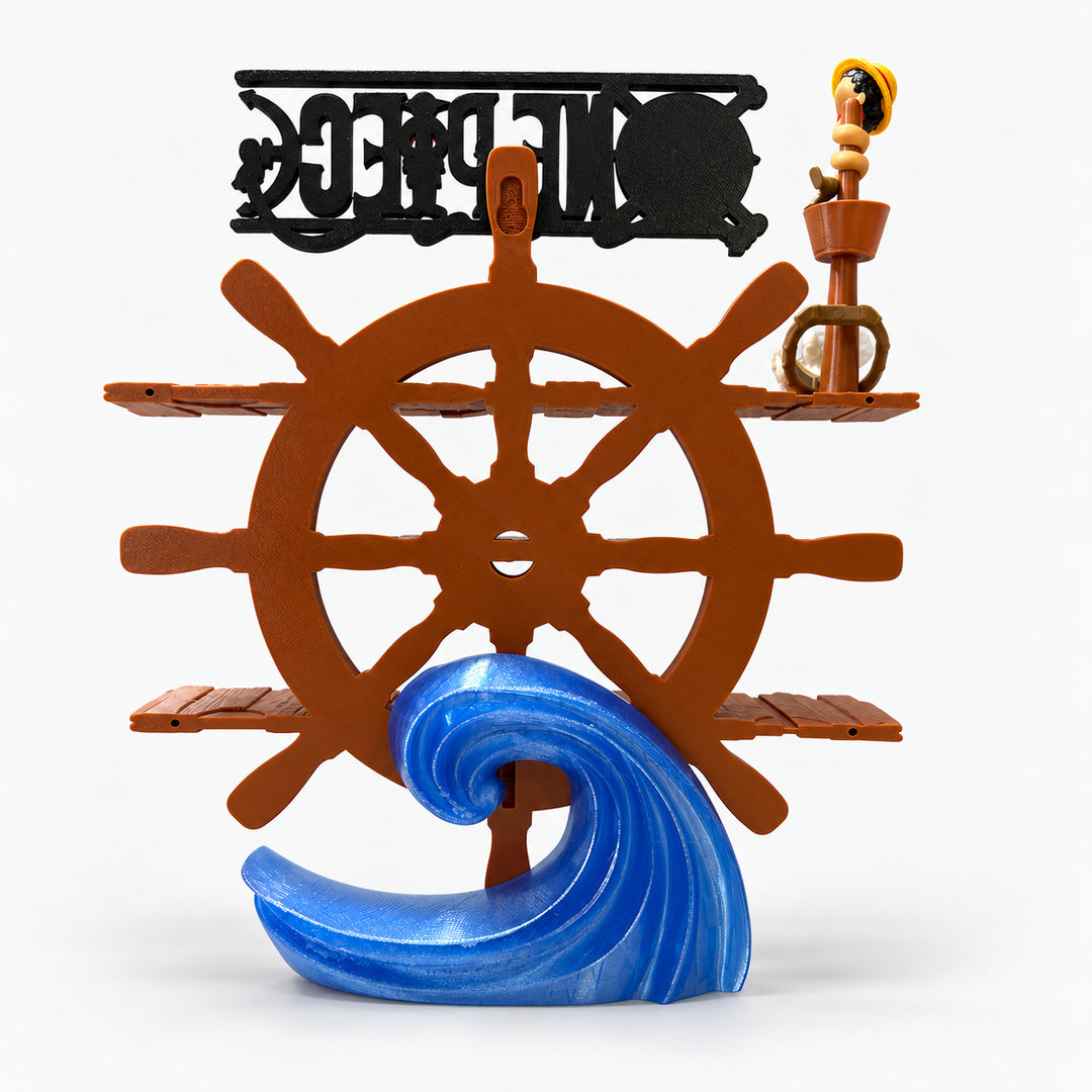 Espositore One Piece – Timone a 3 ripiani