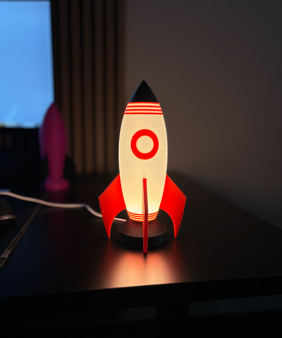 Lampada Razzo Spaziale