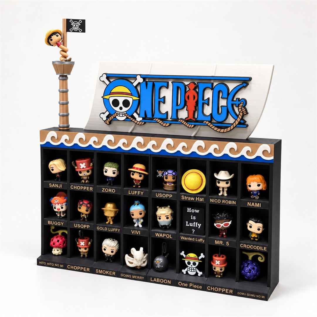Espositore One Piece a 24 scomparti per figure Kinder Joy