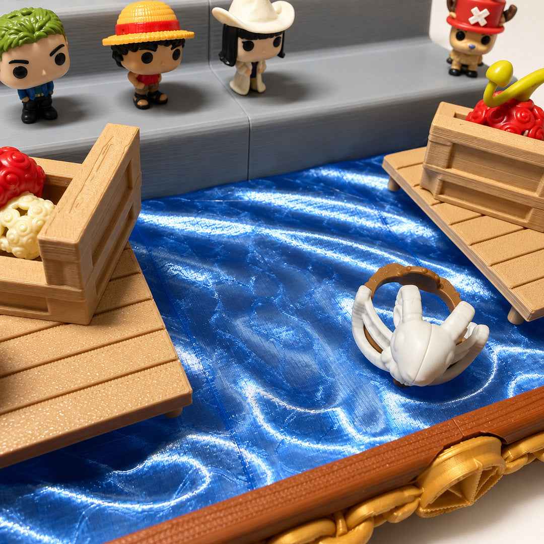 Espositore One Piece con cartello Wanted