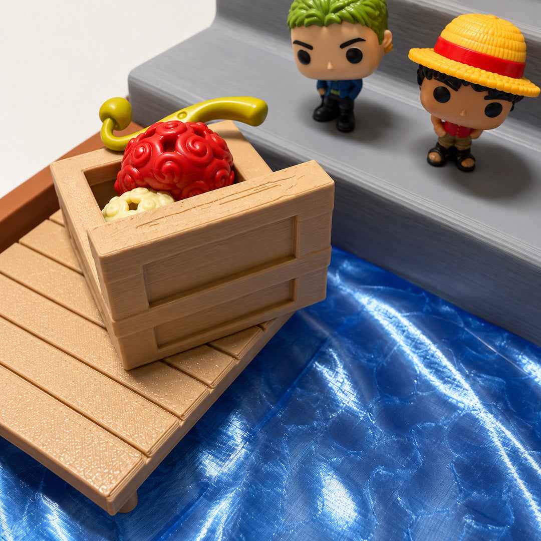 Espositore One Piece con cartello Wanted
