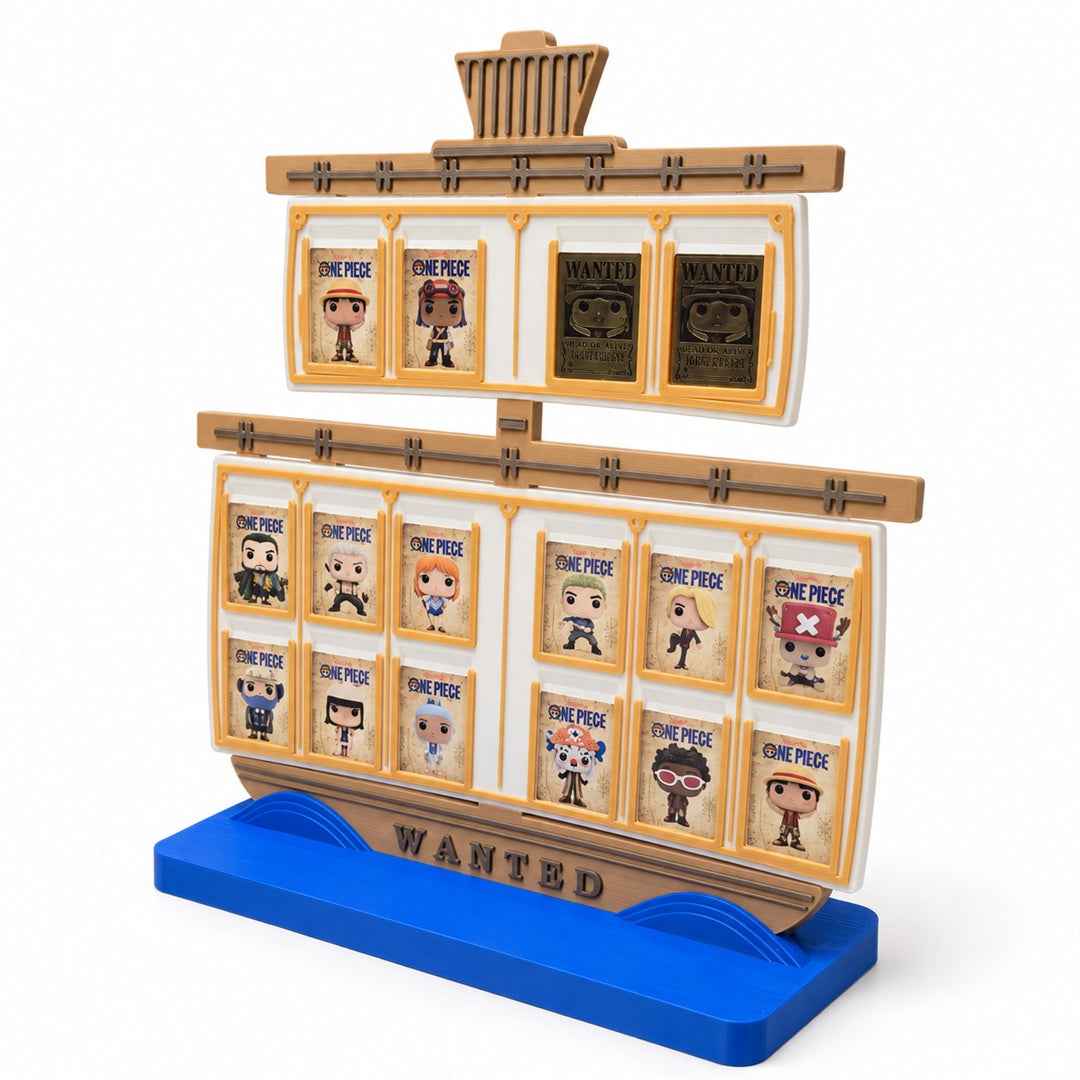 Portacarte One Piece Wanted per collezione Kinder Joy
