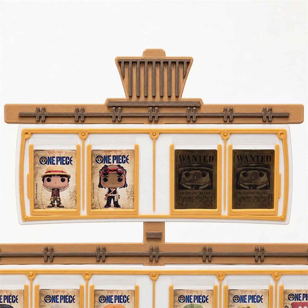 Portacarte One Piece Wanted per collezione Kinder Joy