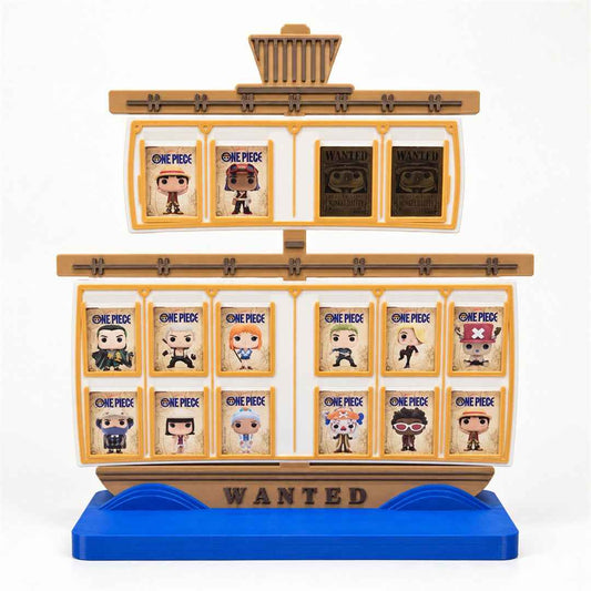 Portacarte One Piece Wanted per collezione Kinder Joy