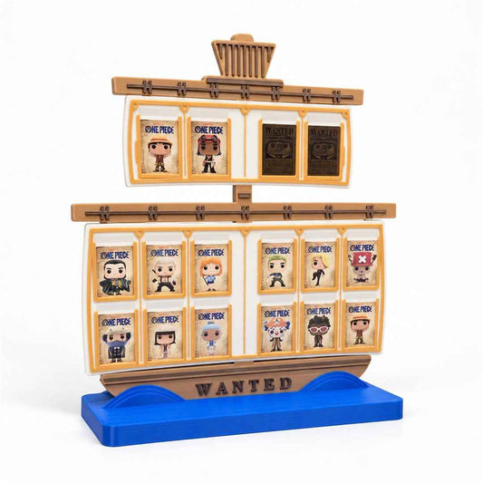 Portacarte One Piece Wanted per collezione Kinder Joy